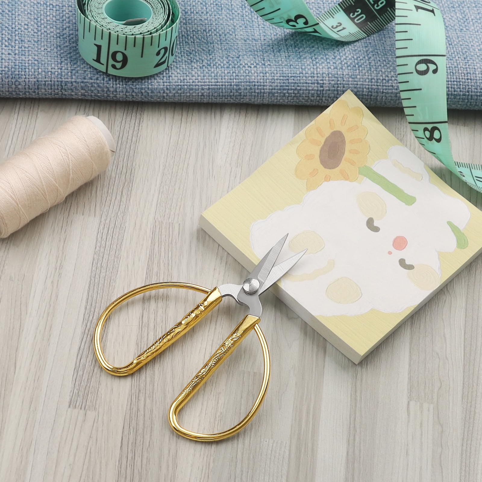KUONIIY Premium Embroidery Scissors – Ultra Sharp Gold Craft Scissors for Sewing, Needlework & DIY - 图片 5
