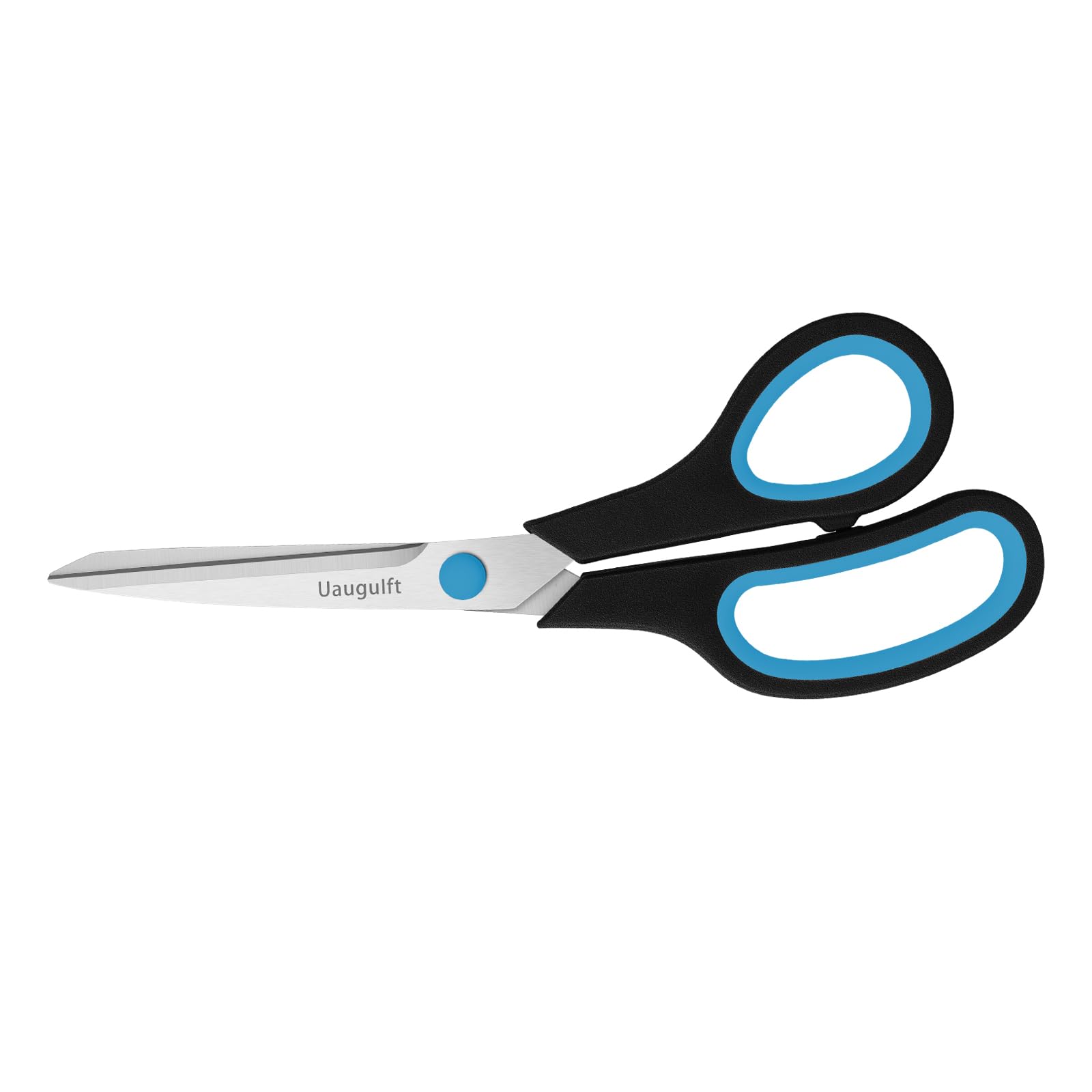 Scissors, Stainless Steel Paper Multi-Purpose Scissors with Soft Grip Handle, Blue Black, 7 Inch